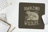 MuchoWow® Mauspad Mousepad Jahrgang - Bär - Natur 30x30 cm Produktbild-Vorschau 5
