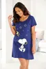 Peanuts Sleepshirt marine Größe 44/46 Produktbild-Vorschau 4