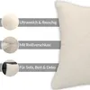 Dekokissen 30x50cm ohne Füllung Weiß PLÜSCH Bär Schlicht Produktbild-Vorschau 4