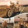 Puzzle 3D Motocicleta cruiser, ROKR, Lemn, 420 Piese Podgląd zdjęcia produktu 17