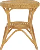 KRINES HOME Runder Rattan-Tisch Ø 50 cm / Beistelltisch Produktbild-Vorschau 1