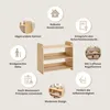 Petite Amélie Kinderregal Ellipse – Natur – Spielzeugregal Produktbild-Vorschau 3