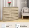YUMEBLY komoda z 8 szufladami | 100x97x40 cm | szafka na Podgląd zdjęcia produktu 5