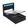 Merax Polsterbett 90x200 cm mit LED Lichtleiste, Jugendbett Produktbild-Vorschau 8