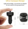 Auto Bluetooth FM Transmitter, Blaue Umgebende Leuchte Produktbild-Vorschau 6