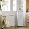 Nočný stolík, kúpeľňový úložný priestor, drevený so Náhľad obrázku produktu 6