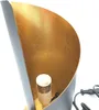 Close-up view of the inside of a lamp shade with a light bulb socket. Voir les images du produit