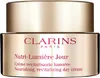 A close-up studio shot of a Clarins Nutri-Lumière Jour day cream jar. Anteprima dell’immagine prodotto