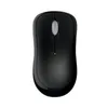 A black Microsoft wireless mouse is shown from a top-down perspective on a white background. Produktbild-Vorschau