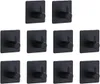 TECBULL® 10 massive Edelstahl Klebehaken - Schwarz, Produktbild-Vorschau 1