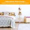 Hängender 3-stöckiger Obstkorb aus Baumwolle im Boho-Design Produktbild-Vorschau 6