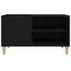 Plattenschrank Schwarz 84,5x38x48 cm Holzwerkstoff Produktbild-Vorschau 5
