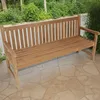 Lesli Living Landhausbank Cardiff 180 cm Teak C-Grade Produktbild-Vorschau 12