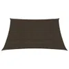vidaXL Voile d'ombrage 160 g/m² Marron 6x6 m HDPE Voir les images du produit 10