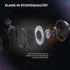 An exploded view diagram of a gaming headset, showing its internal components and highlighting its audio quality. Produktbild-Vorschau