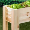 HI Hochbeet 92×41×80 cm Kiefernholz Produktbild-Vorschau 4