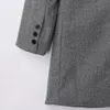 ASKSA Pánský zimní vlněný kabát, dlouhý slim fit business Náhled obrázku produktu 4