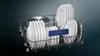 A dishwasher rack filled with clean dishes. Produktbild-Vorschau
