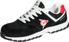 A studio shot of a single black Dunlop shoe. Produktbild-Vorschau