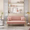 Yaheetech Polstersofa mit Armlehnen & Beine aus Metall Produktbild-Vorschau 6