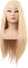 Efalock Übungskopf Clara Humanhaar goldblond 60 cm Produktbild-Vorschau 2