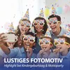 Party-Set Happy Birthday 36tlg. bunt Pappe Pappbecher Produktbild-Vorschau 4
