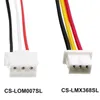 Two different electronic connectors with wires attached, labeled with product codes. Náhled obrázku produktu