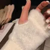 Rukavice bez prstů, Teplé měkké rukavice, Návleky na Náhled obrázku produktu 5