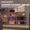 MONZANA® 2x Schwerlastregal 160x90x40cm 1400kg 4 Produktbild-Vorschau 6