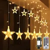 Salcar 2*1m 108 LED con 12 stelle luci natalizie per Anteprima dell’immagine prodotto 5