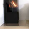 Farbe Braun – Glasbodenplatte für – Kaminofen – Kaminplatte Produktbild-Vorschau 3