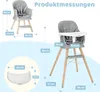Ezebaby 6-in-1 Hochstuhl, Multifunktionaler Produktbild-Vorschau 4