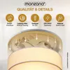 Plafonnier moderne 40W rond 38 cm 2 flammes E27 lampe en Voir les images du produit 5