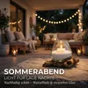 Windlicht aus recyceltem Glas auf Wurzelholz - Produktbild-Vorschau 3