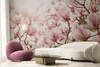 Muralo Selbstklebende Fototapete MAGNOLIEN Blumen Pflanzen Produktbild-Vorschau 3