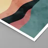 Poster - Poster ohne Rahmen - Mehrfarbig Abstraktion Modern Produktbild-Vorschau 2