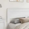 vidaXL Cabecero blanco, fabricado en material de madera Vista previa de la imagen del producto 3