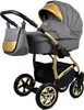 BabyLux® Gold Lux | 2in1 Kinderwagen Set | Flaxen | Produktbild-Vorschau 2