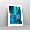 Poster - Poster ohne Rahmen - Morgendämmerung Polar Berge - Produktbild-Vorschau 7