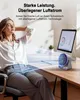 Stolný ventilátor, 2 v 1, USB ventilátor s digitálnym LED Náhľad obrázku produktu 6