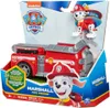 The image shows the retail packaging of a Paw Patrol Marshall Fire Engine toy, featuring the character Marshall and the vehicle. Produktbild-Vorschau