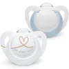 NUK Star Silikonschnuller 0-6 Monate BPA-frei Blau 2er Set Produktbild-Vorschau 2