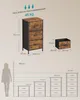 SONGMICS Kommode, Schrank, 3 Stoffschubladen, für Produktbild-Vorschau 7