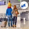 Zámek na kufr s klíčem, 6 kusů mini visací zámek barevný Náhled obrázku produktu 3