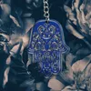 KADAX Schlüsselanhänger, Hamsa Design, Anhänger aus Stahl, Produktbild-Vorschau 5