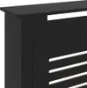 vidaXL MDF kryt radiátoru černý 205 cm Náhled obrázku produktu 7