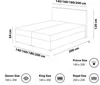 FEDVE Boxspringbett Schlafzimmerbett AKITA mit 2 Produktbild-Vorschau 7