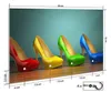 Wallario Schlüsselbrett aus Glas, Motiv: Bunte Schuhe - Produktbild-Vorschau 2