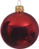 Weihnachtskugeln Glas 8cm mundgeblasen 6er Box - Produktbild-Vorschau 1