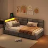 UnboxG mládežnícka čalúnená posteľ 90x200cm so zásuvkou a Náhľad obrázku produktu 2